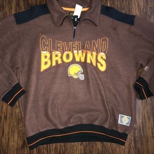 vintage Cleveland Browns Half Zip